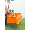 YERD Transportmulde  150 cm, Heckcontainer / Transportbox / Kippmulde  für Traktor, Dreipunkt Kat-0  Anschluss