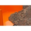 YERD Transportmulde  150 cm, Heckcontainer / Transportbox / Kippmulde  für Traktor, Dreipunkt Kat-0  Anschluss