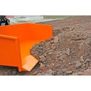 YERD Transportmulde  150 cm, Heckcontainer / Transportbox / Kippmulde  für Traktor, Dreipunkt Kat-0  Anschluss