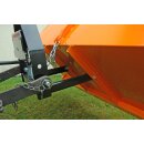 YERD Transportmulde  150 cm, Heckcontainer / Transportbox / Kippmulde  für Traktor, Dreipunkt   Kat-1 Anschluss
