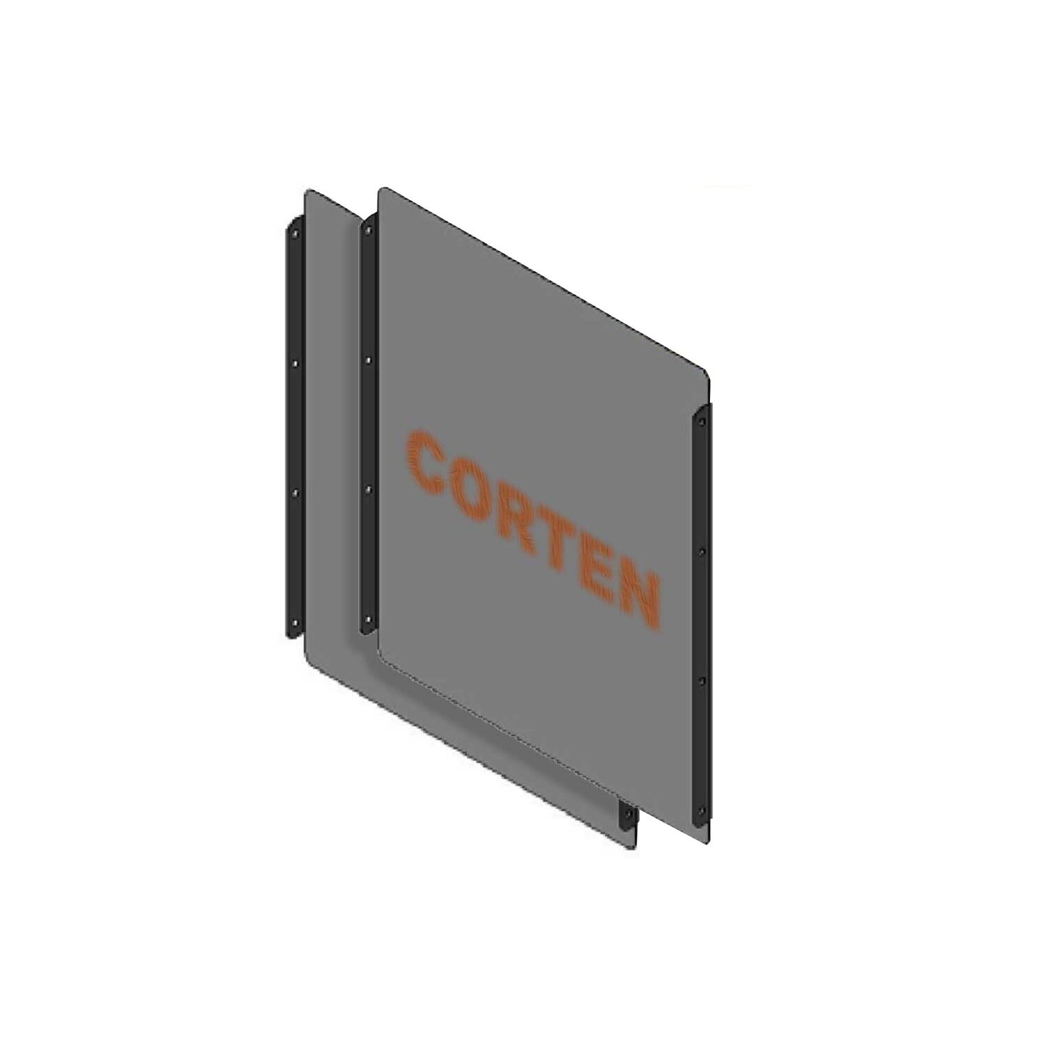 GRM458200330x2  2 Seitenwände Cortenstahl gerade H33 L20 (Verlängerungsset nicht als Verbreiterung verwendbar) 	 
		 (Erweiterung Cortenstahl Hochbeet H70, Ersatzteil, YERD, Hochbeet H33, Hochbeet H30, Ersatzteil für Edelstahlhochbeet, Cortenstahl Hochbeet Erweiterung)  
	