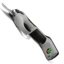 Elektrische Akkuschere Volpi KV220 Schnittstärke Ø  2,2cm, Gartenschere / Ernteschere mit wartungsfreiem bürstenlosen Motor, 2 Schnittweiten per Software, mit LED Arbeitslicht, Li-Ion 7,2V/4Ah (28,8 Wh), Klinge aus SK5 Karbonstahl, ca. 3 Std.  pro Ladung