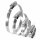Schlauchschelle Edelstahl / Schlauchklemme mit Schneckengewinde, Ø  30-45 mm aus VA-Edelstahl (für ca. 1 bis 1,5 Zoll Schlauch***)