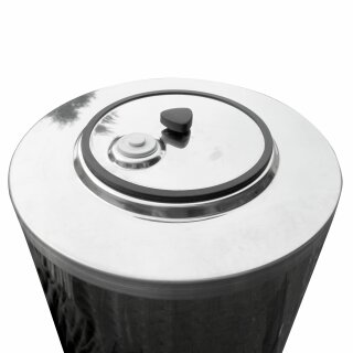  Details:   Bier-Lagertank 50 Liter Fass  aus Edelstahl, konisch drucklos, INKL. Hahn (versandkostenfrei)* / Bier-Lagertank 50 Liter Fass  aus Edelstahl, konisch 