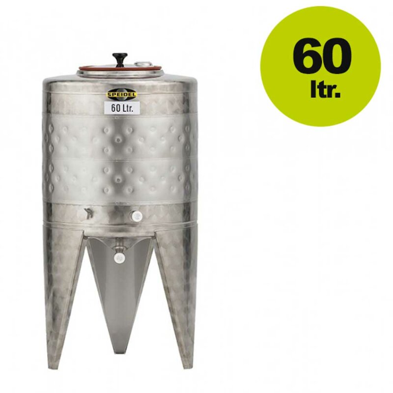 FD-044-S Var 0019 /  Speidel Bier- Edelstahl-Gärtank 60 Liter Fass  (drucklos), versandkostenfrei
