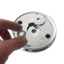 Innovativer YERD EDITION Aluminium-Fadenkopf EASY-CHANGE mit Schnell-Einfädelung, für 2 Freischneider-Fäden, Mähkopf  inkl. Adpater für 20mm und 25,4mm Freischneiderköpfe aller Marken