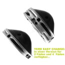 Innovativer YERD EDITION Aluminium-Fadenkopf EASY-CHANGE mit Schnell-Einfädelung, für 4 Freischneider-Fäden, Mähkopf inkl. Adpater für 20mm und 25,4mm Freischneiderköpfe aller Marken