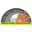 Gedrehter Mähfaden 2,4mm (diagonal Durchmesser): 116m YERD Premium-Line Trimmerfaden TWIST für Freischneider, hochwertiges Polyamid, aggressive 3D Vierkant-Schneidecken, leiser durch gedrehte Form