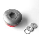 Freischneider Zubehör: YERD Aluminum universal Fadenkopf mit 2  bis zu 4 doppelten Mäh-Fäden (8), Mähkopf leicht und einfach zu bestücken