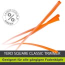 50 Mähfäden 3mm, 4-Kant YERD Square Classic Trimmer, quadratische Schneidkante,  jeweils auf 30cm vorgelängt (15m)