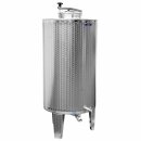 Zottel Tank - Branntweintank / Schnapstank: Edelstahlfass 300 Liter, Fass mit Domdeckel und Füßen, Hahn und Boden-Restablauf (versandkostenfrei)*