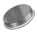 Edelstahlkanne   / Edelstahlbehälter mit Deckel - luftdicht: 30 Liter Inhalt gebördelt OHNE Edelstahlauslaufhahn