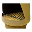 Gartenkamin mit Schornstein: YERD Denver XM+ aus echtem Cortenstahl inkl. Grill-Rost Set, Denver BBQ 125cm mit 100cm Rohr-Verlängerung (Versand kostenlos)