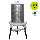 Obstpresse  Hydropresse : GRIFO HPA20  Wasserdruck-Presse, Obstpresse / Apfelpresse mit  20 Liter Presskorb-Volumen, Aluminium mit Lack, Presskorb Edelstahl  (versandkostenfrei)*