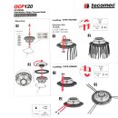 TOP EMPFEHLUNG: Metall Wildkrautbürste und Multi-Fadenkopf Tecomec OCP120, Mähkopf für 2 bis 12 Fäden, inkl. 3,3mm Mähfäden, werkzeuglos abschraubbarer Fadenträger, made in EU