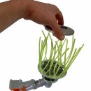 TOP EMPFEHLUNG: Metall Wildkrautbürste und Multi-Fadenkopf Tecomec OCP120, Mähkopf für 2 bis 12 Fäden, inkl. 3,3mm Mähfäden, werkzeuglos abschraubbarer Fadenträger, made in EU