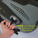 Nachspannwerkzeug Schlüssel für 25m / 35m YERD Trommel, Kunststoff (v2021)