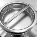 Fischer-Lahr® Edelstahlkanne Standard:  Edelstahlkanne 15 Liter ohne Hahn, Getränkefass  für Lebensmittel, Transportkanne verschweißt