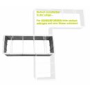 Hochbeet nach Maß - aus Metall KONFIGURIERBAR: "Corner 163" Hochbeet Edelstahl oder in Cortenstahl (rostig), runde Ecken, 163x163cm in verschiedenen Höhen (33cm, 50cm, 80cm), beliebig verlängerbar! (Versand kostenfrei *)