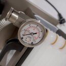 Fischer-Lahr® Schichtenfilter  Edelstahl (!) v2025: Weinfilter-Maschine,  Weinfilter 10 Schichten 20x20, Gehäuse aus massisvem Edelstahl, 180 l/h, Pumpe mit Edelstahl-Gehäuse, Filter für Wein, Saft, Most, Spirituosen, made in EU (versandkostenfrei)*