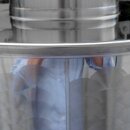 Edelstahl Branntweintank / Edelstahl-Fass 250 Liter Inhalt, mit Domdeckel und Füßen, inkl. Hahn (versandkostenfrei)*