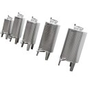 Edelstahl Branntweintank / Edelstahl-Fass 250 Liter Inhalt, mit Domdeckel und Füßen, inkl. Hahn (versandkostenfrei)*