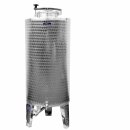 Edelstahl Branntweintank / Edelstahl-Fass 250 Liter Inhalt, mit Domdeckel und Füßen, inkl. Hahn (versandkostenfrei)*