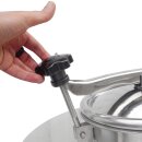 Edelstahl Branntweintank / Edelstahl-Fass 250 Liter Inhalt, mit Domdeckel und Füßen, inkl. Hahn (versandkostenfrei)*