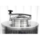 Edelstahl Branntweintank / Edelstahl-Fass 250 Liter Inhalt, mit Domdeckel und Füßen, inkl. Hahn (versandkostenfrei)*