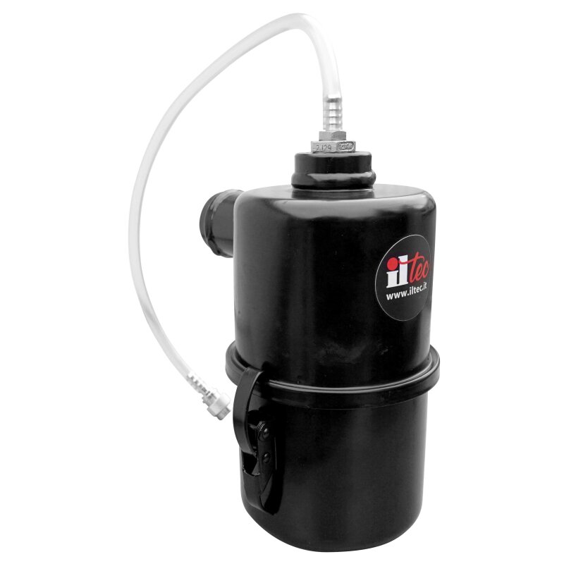 15921 /  Vakuum-Abfüller Zubehör: Ölbad-Luftfilter für das Abfüllen stark zuckerhaltiger Lösungen, zum Schutz der Vakuumpumpe vor Ablagerungen