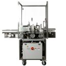 Automatischer Flaschenetikettierer Easy ET800-1, für 1 Etkitten-Rollen, für Flaschen Gläser Dosen PET Zylinder von Ø 45 - 120mm etikettierbar,  800 Flaschen/Std