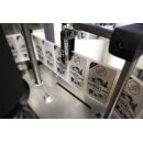 Automatischer Flaschenetikettierer Easy ET800-1, für 1 Etiketten-Rollen, für Flaschen Gläser Dosen PET Zylinder von Ø 45 - 120mm etikettierbar,  800 Flaschen/Std