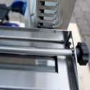 Flaschen-Abfüller für Pumpe: Profi Abfüllgerät 4 Stationen mit elektronisch gesteuertem Füllstands-Messer (steuert Pumpe), 230V, Falldruckfüller 14mm Edelstahl Standard-Füllventilen - Abfülleistung ca. 480 Ltr./Std., made in EU  (versandkostenfrei)*