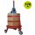 Obstpresse Holz, manuell hydraulisch: Weinpresse (Traubenpresse)  / Apfelpresse OPH55,  170 Liter Presskorb-Inhalt, mit Fahrwerk, hand-hydraulische Korbpresse (versandkostenfrei)* 