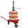 Obstpresse Holz - Kelter manuell  hydraulisch:  Weinpresse (Traubenpresse)  / Apfelpresse OPH70, 325 Liter Presskorb-Inhalt, mit Fahrwerk, hand-hydraulische Korbpresse (versandkostenfrei)*