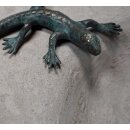 Vogeltränke aus Steinguss Duo mit Rottenecker Art.-Nr. 90321 Eidechse aus Bronze