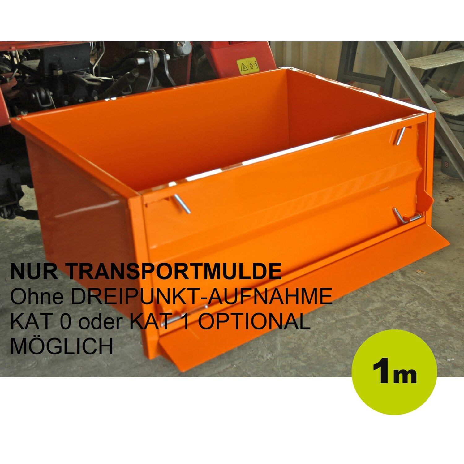 200TRB-100-OHNE-KAT  YERD Transportmulde 100 cm OHNE KAT 