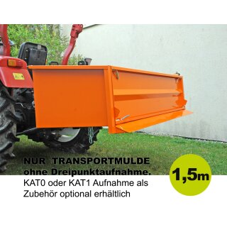 YERD Transportmulde 150 cm OHNE KAT