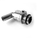 Auslaufhahn K3-4AB,  3/4" Edelstahl mit Auslaufbogen