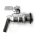 Auslaufhahn K3-4AB,  3/4" Edelstahl mit Auslaufbogen
