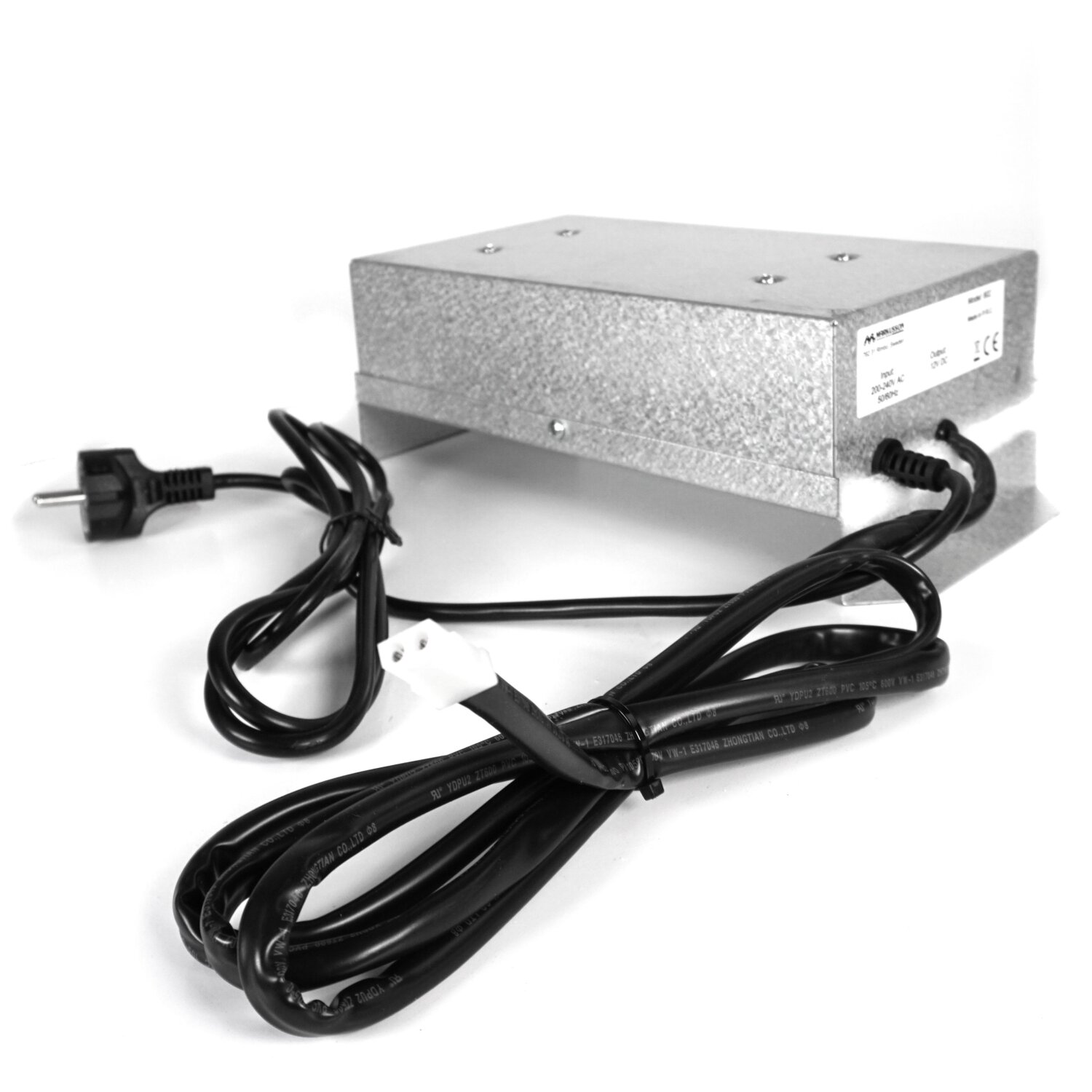 802B  Ersatzteil / Zubehör "Stromrichter 230V Wechselstrom auf 12V Gleichstrom" für Kettenschärfgerät Robo Jolly RJ12  oder Grindomatic V12 	 
		 (Kettenschärf Roboter, Kettenschärfgerät, Profi, RoboJolly, Chain Grinder, Chain Sharpener, Markusson, Speed Raker, RJ12 Kettenschärfgerät, Halb Automat Ketteschärfgerät, Stromadapter 230V)  
	