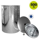 Immervoll-Tank Edelstahl Serie T 500 / Edelstahlfass 500...