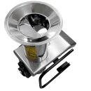 Obstpresse + Obstmühle  Hausmosterei SET-ANGEBOT  für ca. 300kg Äpfel: Obstpresse manuell hydraulisch, 23 Liter Kelter, lebensmittel-berührende Teile aus Edelstahl, Fischer OPRAH23 + Obstmühle Fruit-Shark als Lagerverkauf Set-Angebot (Versand kostenfrei*)