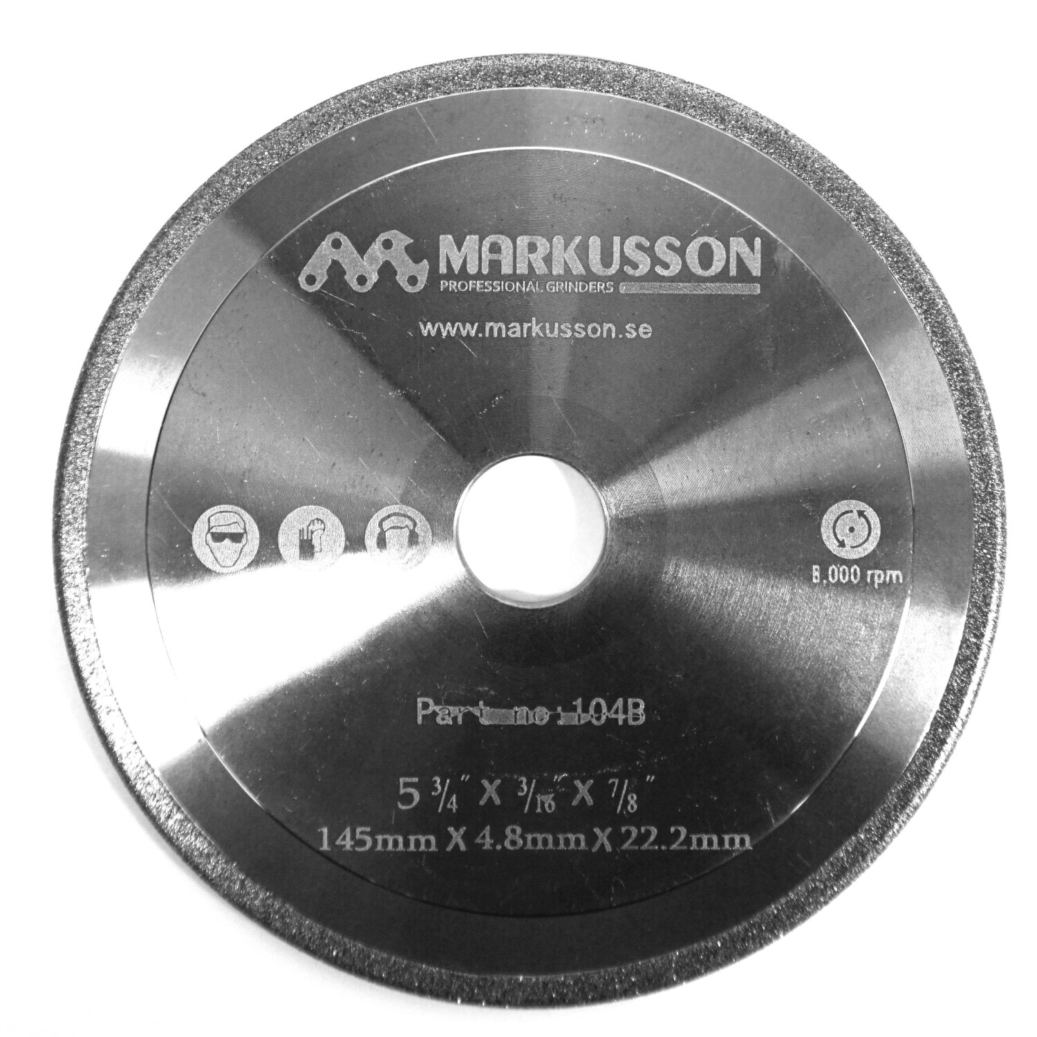 01005054  Schleifscheibe für Sägekette 145 x 22,2 x 4,8  mm CBN 