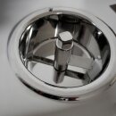 High-End Profi Eismaschine CUBE 750: Exklusive,  handgefertigte Eismaschine C750 INOX,  mit Kompressor, komplett Edelstahl, 16 kg schwer - extrem robust, Profi-Gerät  für Labor  oder Haushalt, 750g Füllmenge, im Dauerbetrieb 1,5 kg/Std., made in EU
