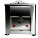 High-End Profi Eismaschine CUBE 750: Exklusive,  handgefertigte Eismaschine C750 INOX,  mit Kompressor, komplett Edelstahl, 16 kg schwer - extrem robust, Profi-Gerät  für Labor  oder Haushalt, 750g Füllmenge, im Dauerbetrieb 1,5 kg/Std., made in EU