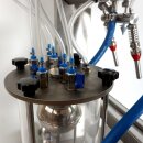 NEU - für ALLE Flaschen! Fischer Profi Vakuum Flaschen-Abfüllgerät 9380-Mignon, 6-stellig, 4x 14mm Standard + 2x Mini Flaschen-Ventile , 600 Fl./Std., Vakuumabfüller für flüssige Medien und Speise-Öl, made in EU (Versand kostenfrei*)