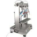 NEU - für ALLE Flaschen! Fischer Profi Vakuum Flaschen-Abfüllgerät 9380-Mignon, 6-stellig, 4x 14mm Standard + 2x Mini Flaschen-Ventile , 600 Fl./Std., Vakuumabfüller für flüssige Medien und Speise-Öl, made in EU (Versand kostenfrei*)