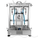 NEU - für ALLE Flaschen! Fischer Profi Vakuum Flaschen-Abfüllgerät 9380-Mignon, 6-stellig, 4x 14mm Standard + 2x Mini Flaschen-Ventile , 600 Fl./Std., Vakuumabfüller für flüssige Medien und Speise-Öl, made in EU (Versand kostenfrei*)