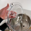 High-End Profi Eismaschine: Exklusive, kompakte und handgefertigte Eismaschine C1500, mit Kompressor, komplett aus Edelstahl, 30 kg schwer - extrem robust, Profi-Gerät ideal für Labor  oder Haushalt, 1500g Füllmenge, im Dauerbetrieb 3 kg/Std., made in EU